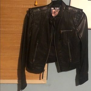 Leather jacket